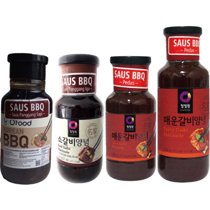 

Daesang / Chung / Jung / One / Beef / Galbi / Marinade / ChungJungOne / Bulgogi / Spicy / Sauce / Saus / BBQ / Daging / Pedas
