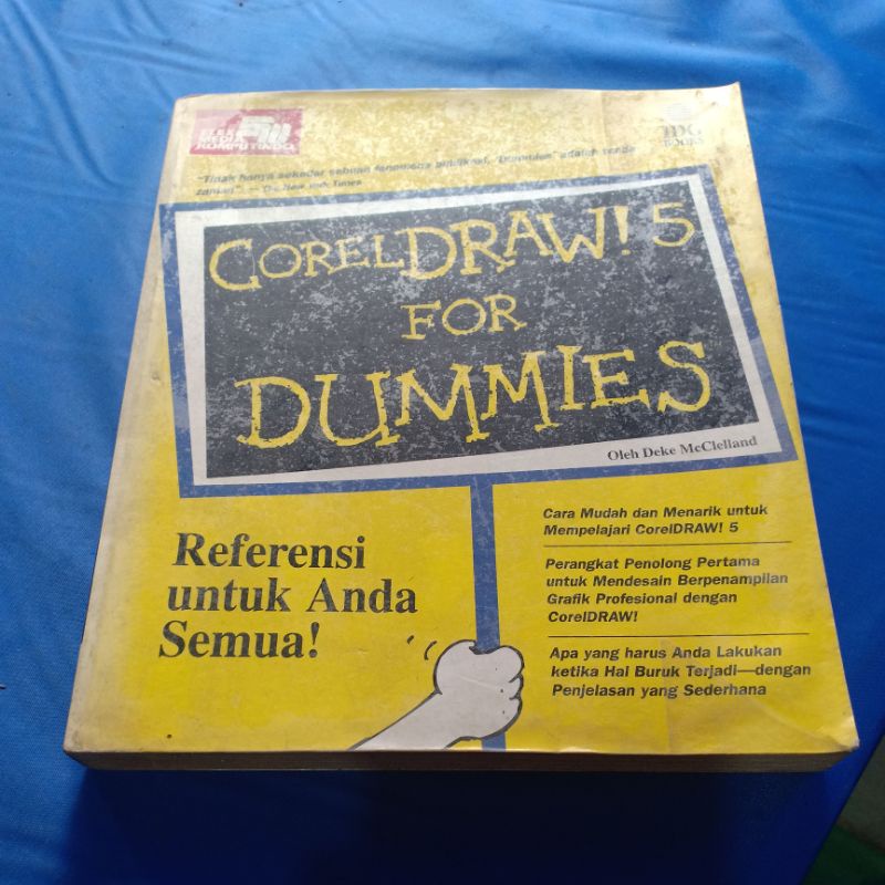 Jual CorelDRAW!5 for Dummies oleh Deke mcClelland Shopee Indonesia