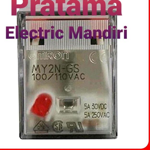 OMRON Relay MY2N-GS MY2N 100VAC 110VAC 100V 110V AC100 AC110 ORIGINAL