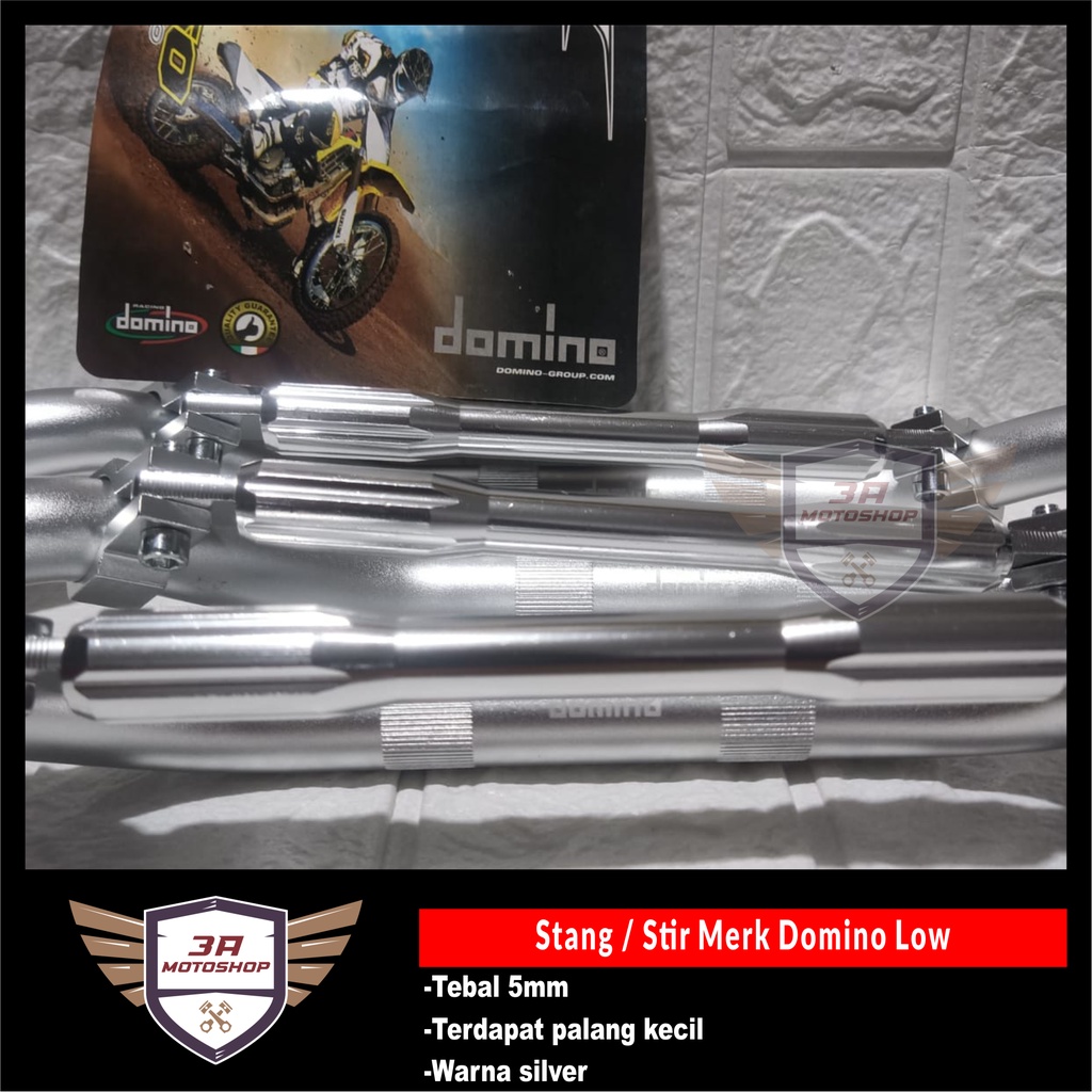 Stang Stir Merk Domino Palang Kecil Silver Tebal