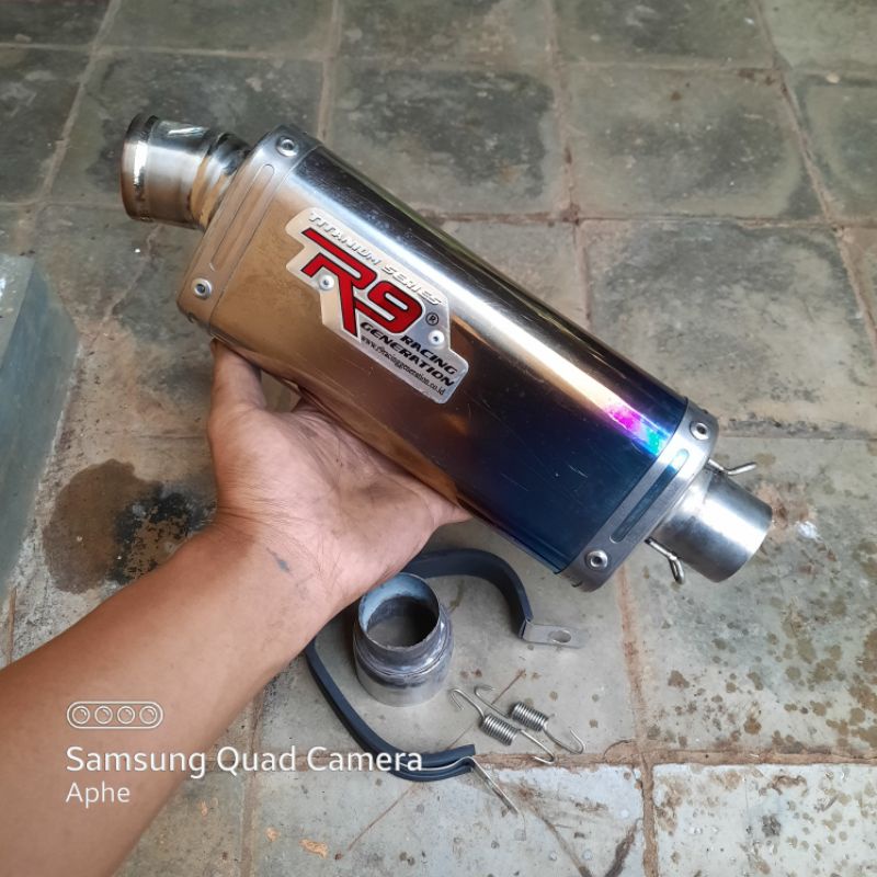 slincer silincer knalpot r9 titanium special order jerez catalunya