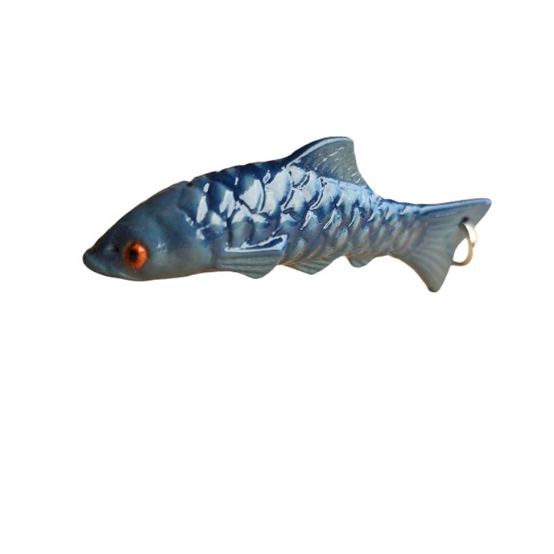 Gantungan kunci ikan dewa masheer bahan resin