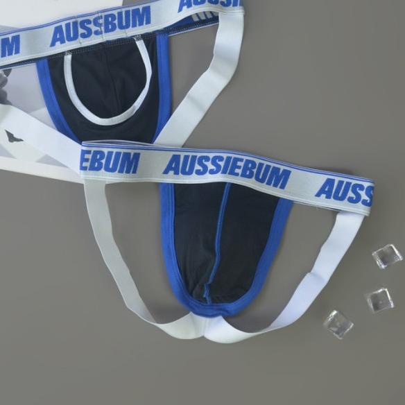 Aussiebum jockstrap Jock Strap celana dalam Pria - Hitam, M