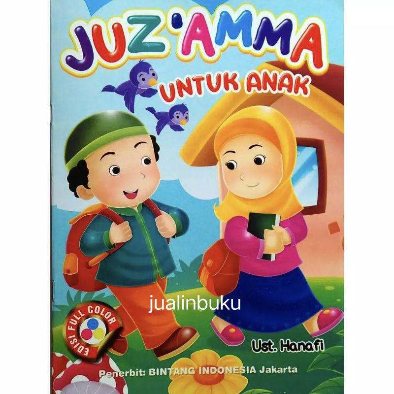 Juz Amma untuk Anak Ukuran Besar Kertas HVS Full Color (BI)
