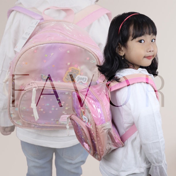 FAVOR - Ransel Anak Perempuan Backpack Zara PREMIUM Glitter Tas Sekolah