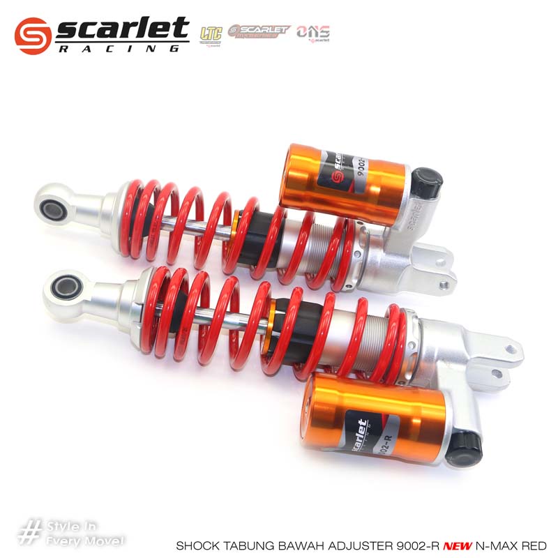 Scarlet Racing - Shock Absorber Shockbreaker Skok Tabung Bawah Adjuster 9002 R N MAX Old X MAX PCX 1