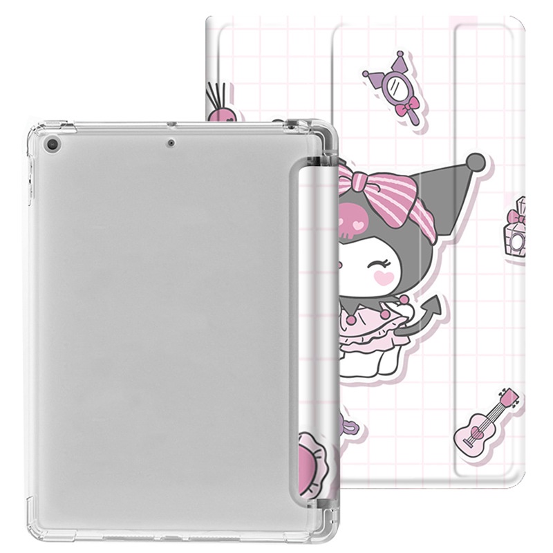 Dllencase Dengan Holder Pensil Untuk iPad 2021 Pro 11 2019 2020 10.2 7 / 8th Generation 2018 9.7 5 / 6th Mini 4 5 Air 4 10.5 10.9 A327
