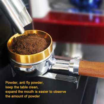 GS7i Dalinwell Dosing Powder Ring Magnetic Espresso Tamper Aluminium 58mm Yxa045 Hitam Ori-YA