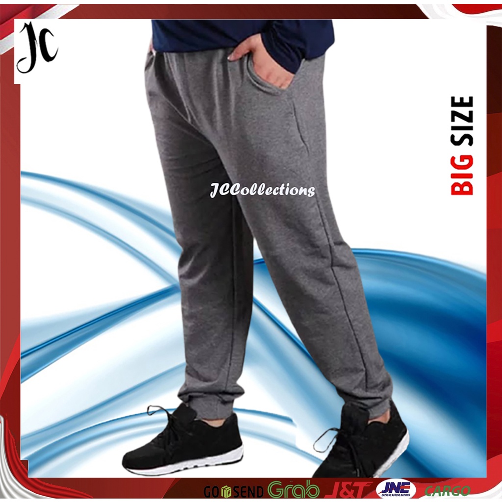 Celana Panjang Jumbo Pria 3XL / Celana Pria Jogger Big Size Polos Felixx - JCCollections