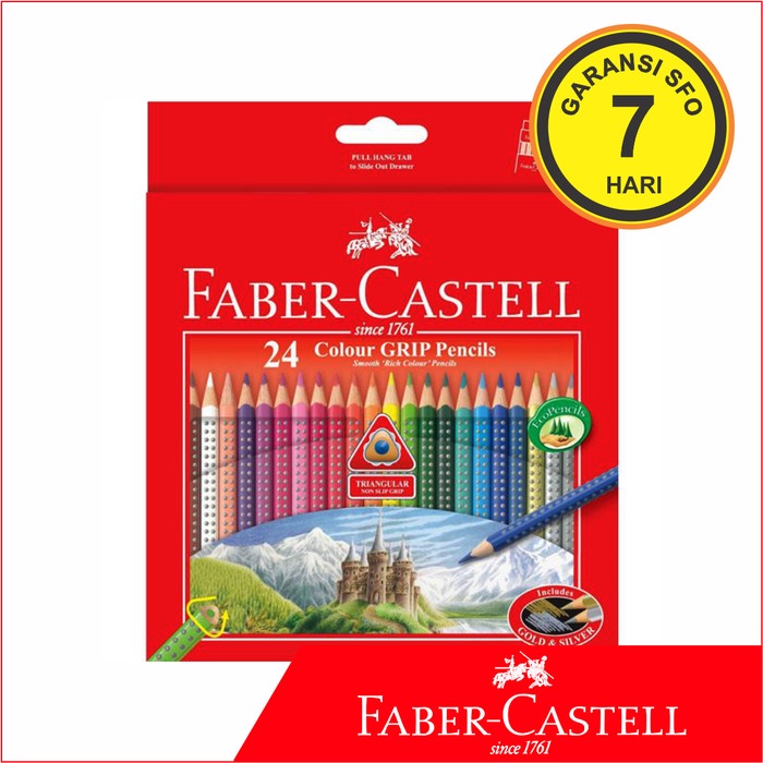 

Pensil Warna Colour Grip Faber Castell isi 24