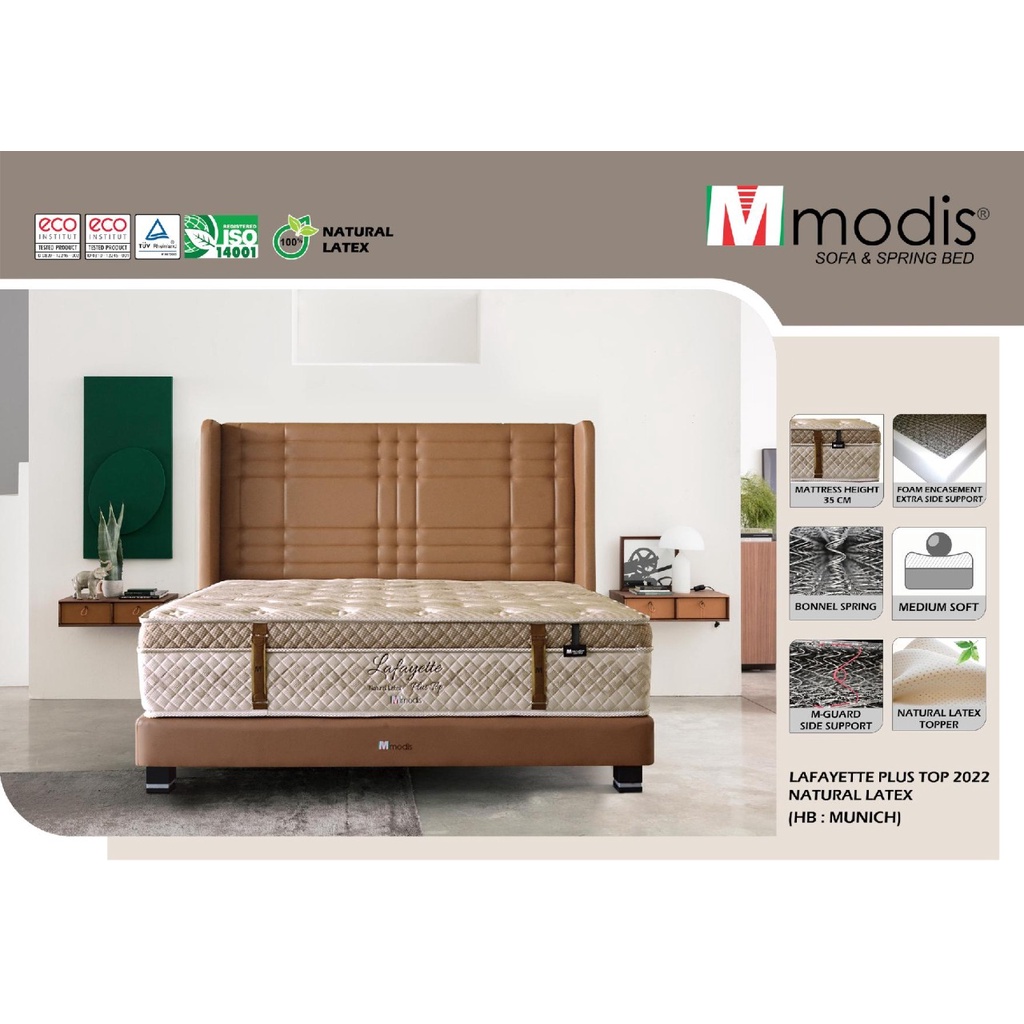 MODIS Springbed LAFAYETTE PLUS TOP Bergaransi 15 thn - Berlaku COD - MEDAN