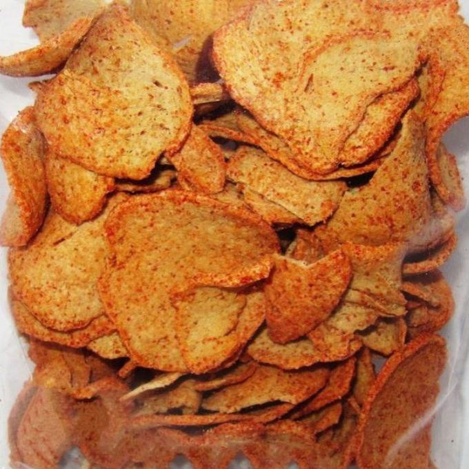 

Basreng Bulat 1kg Pedas Balado/Basreng Daun Jeruk Renyah/Snack Cemilan