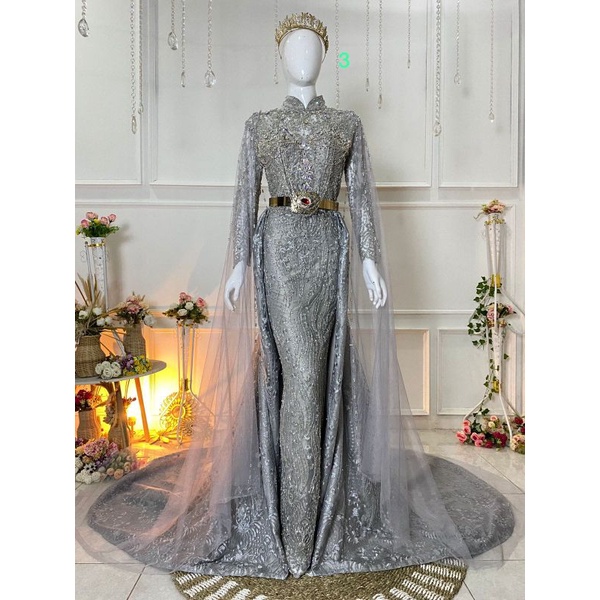 GAUN PENGANTIN/GAUN PENGANTIN MEWAH