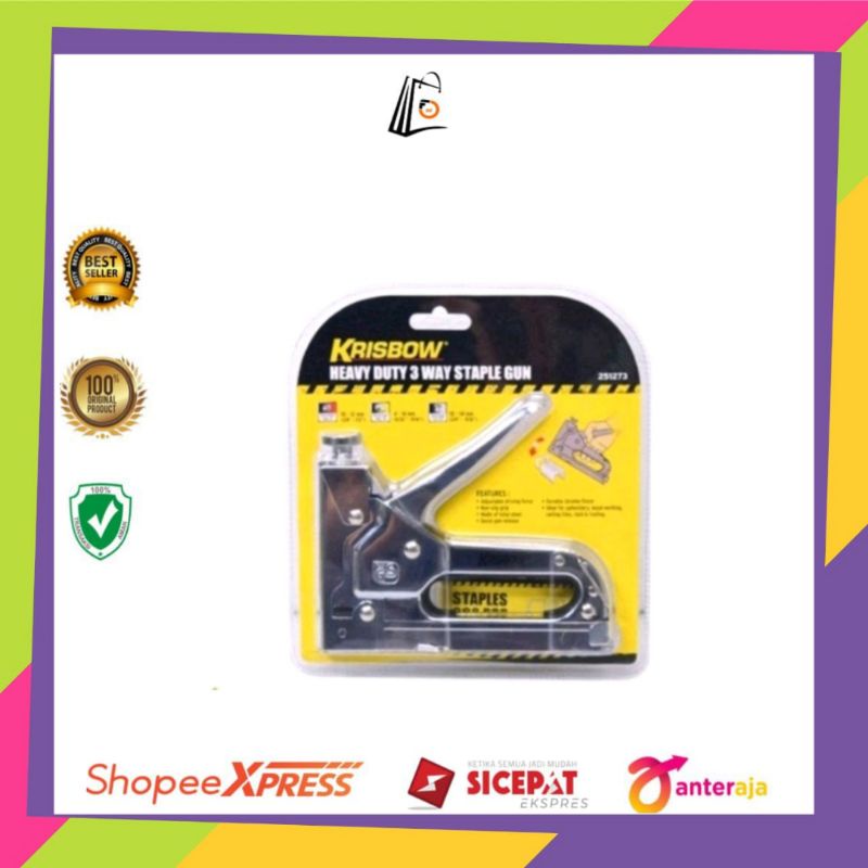 

ACE - HARDWARE STAPLER TEMBAK 3 IN 1 /STAPLES/STAPLER/STEPLER