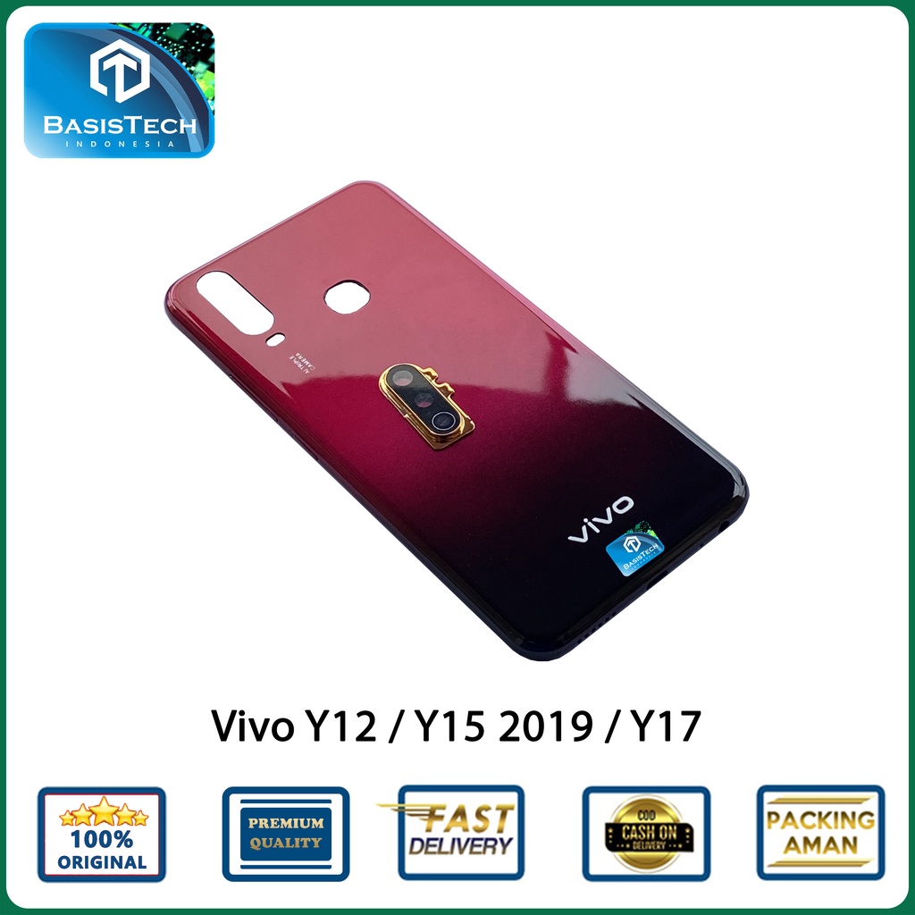 BACK COVER BACKDOOR VIVO Y12 Y15 Y17 2019 - BASISTECH ORIGINAL QUALITY