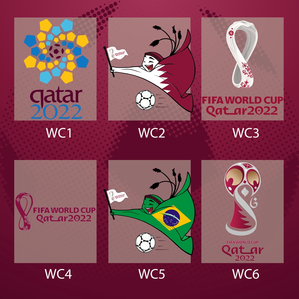 STIKER FIFA WORLD CUP 2022 STIKER MASKOT QATAR STICKER KAOS JERSEY STICKER FOOTBALL CHAMPIONSHIP STIKER BOLA STICKER JERSEY MURAH STICKER KAOS BOLA STICKER KAOS WORLD CUP STIKER BAJU BOLA STICKER 2022 WORLDCUP STIKER PIALA DUNIA 2022