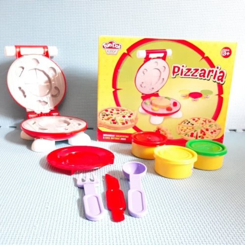 MAINAN EDUKASI ANAK LILIN FUNDOH PLAY DOH FUN DOH PIZZARIA PIZZA /Fun-Doh Pizzaria - Mainan Edukasi Anak - Mainan Masakan