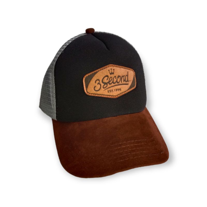 Topi Trucker Three Second Branded Topi Jaring