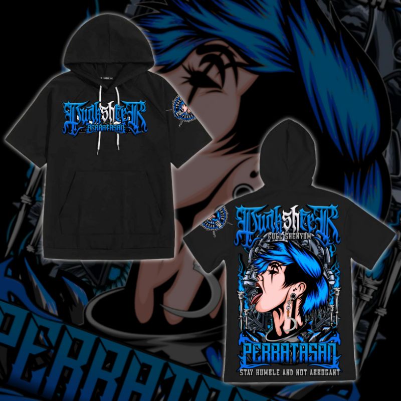 TS-HOODIE PUNKSHTER BIRU FULL PUNGGUNG A3