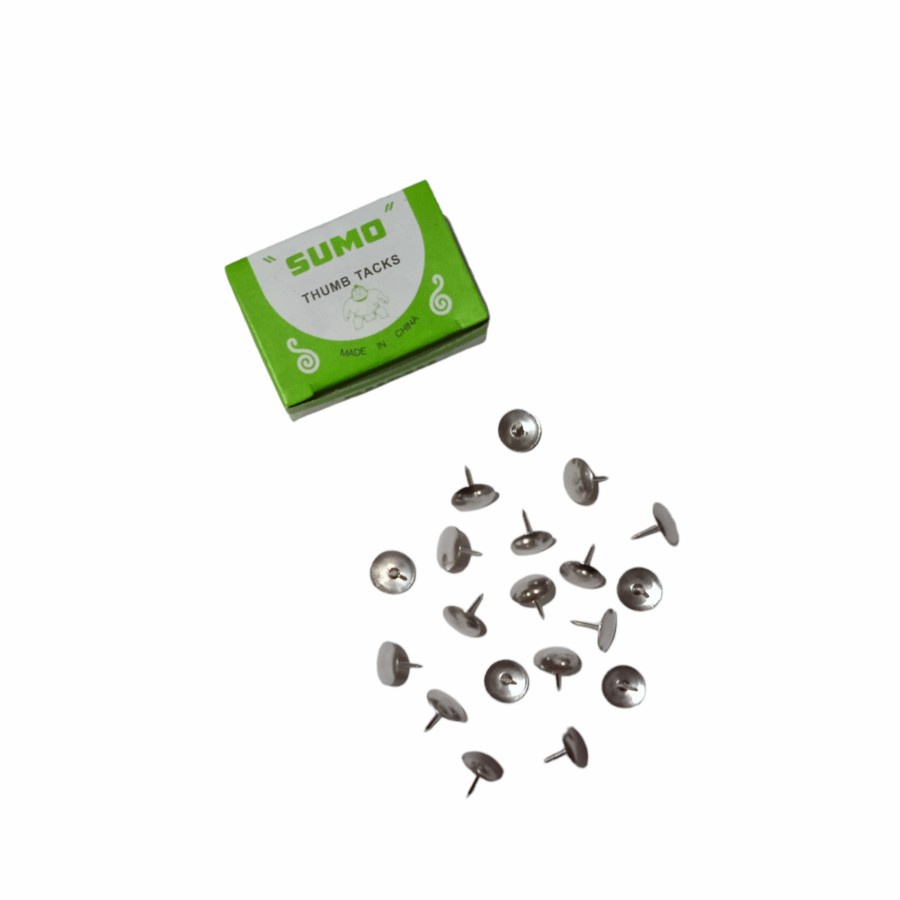 

Paku Payung Silver MURAH | Paku Pines Topi | Paku Payung Pencet (1BOX) | Kapten Material