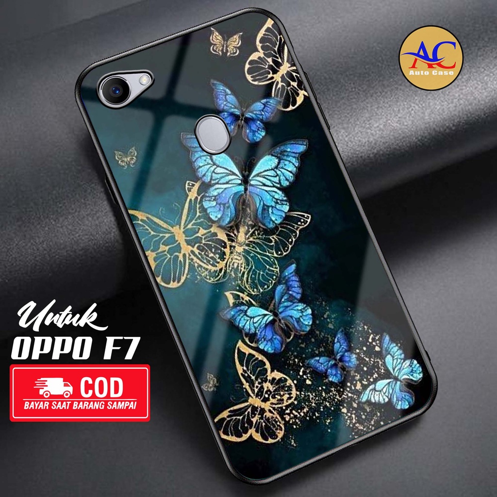 Case OPPO F7 Terbaru - Victory Case Motif [ BTRFLY ] Case OPPO F7 - Case Hp - Casing Hp - Softcase G