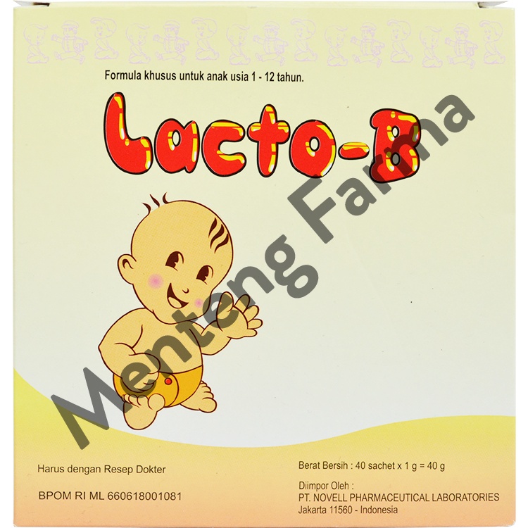 Lacto-B Pack Isi 10 Sachet - Suplemen Pencernaan Anak Anak