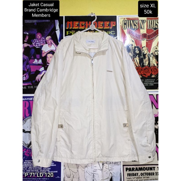 Jaket Casual Brand Cambridge Members XL