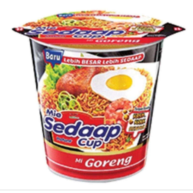 

( SATUAN ) MIE SEDAP CUP GORENG 83gr isi 1 ( SATU ) PCS