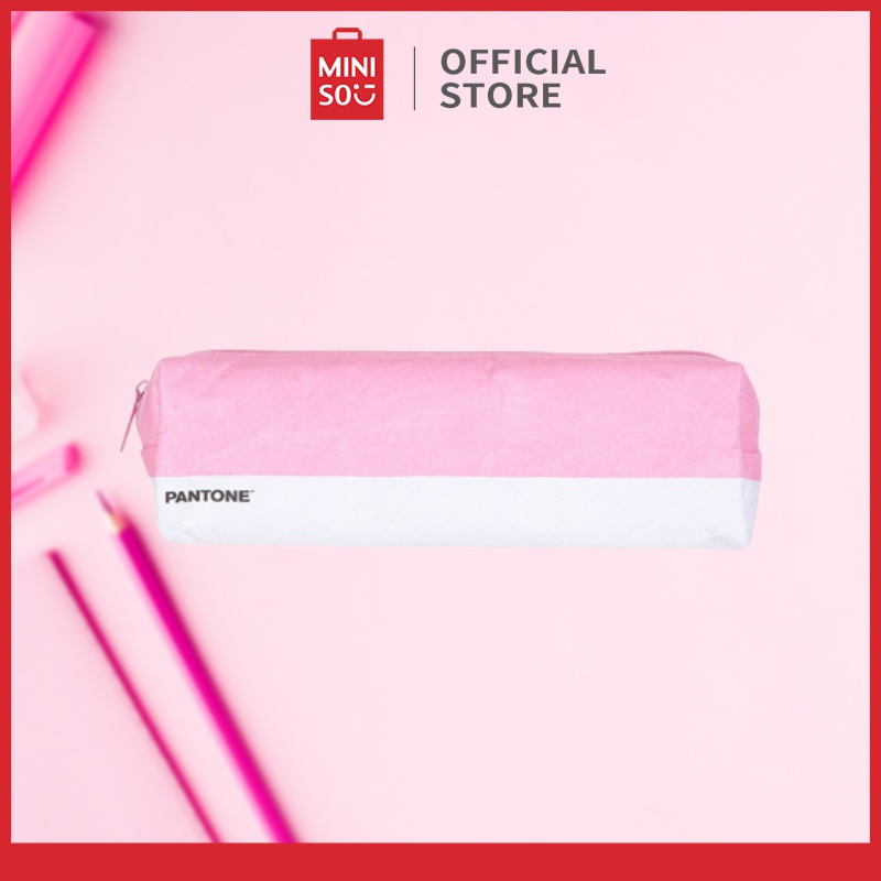 

MINISO Pantone Dupont Tas Pensil Kertas Kantong Pulpen/Kantung file
