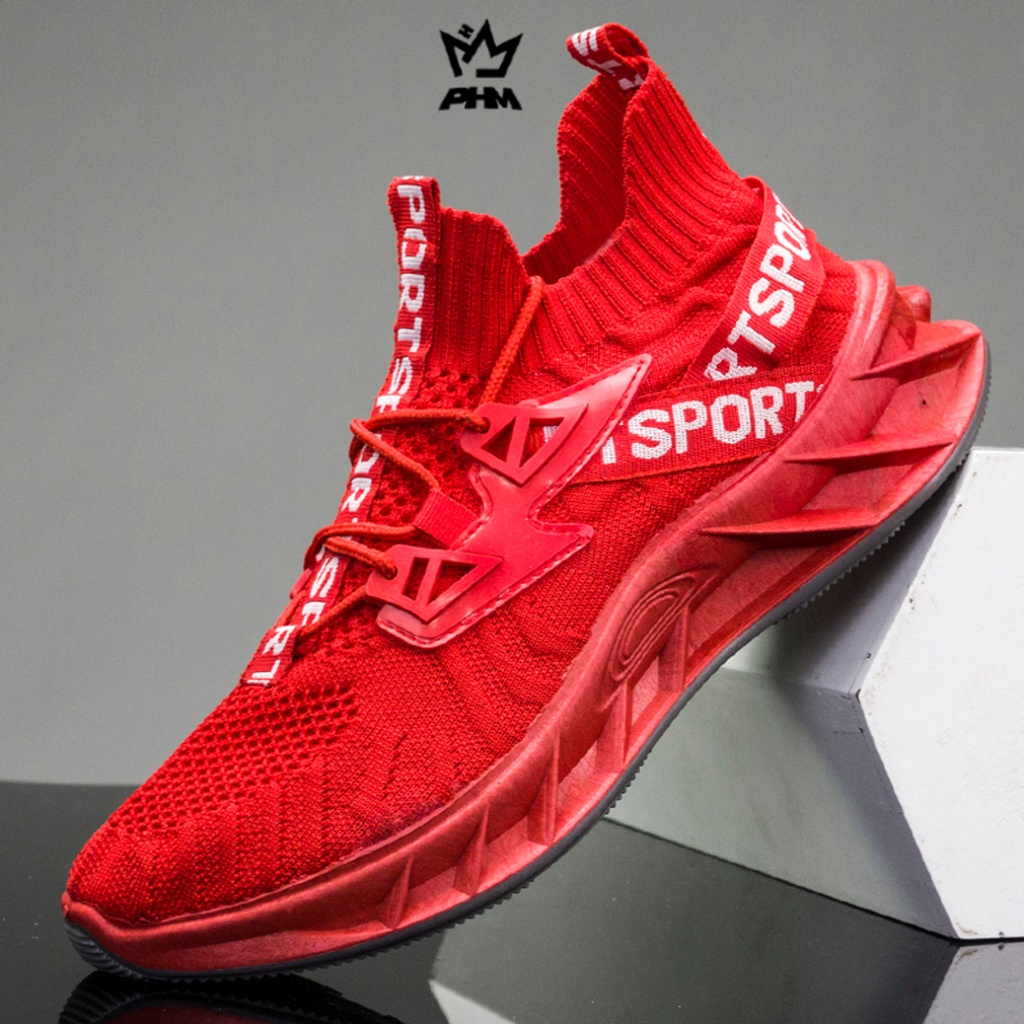 PHM Sepatu Sneakers Pria Olahraga Sport Shoes Casual Running Pallas