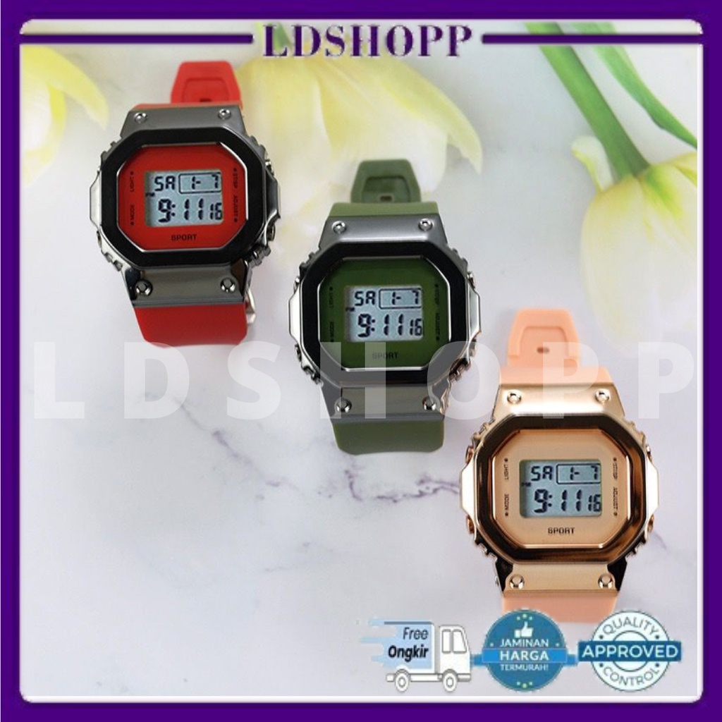 LDS J031 Jam Tangan Sport Tali Rubber Digital LED Pria &amp; Wanita Fashion Murah