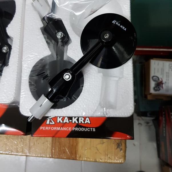 Spion Jalu Lipat Bar End Nmax Aerox PCX Vario Xmax Vesps KaKra - Hitam