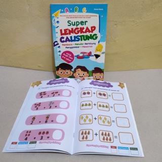 Buku Super Lengkap Calistung untuk Anak Usia 4-6 Tahun Full Color
