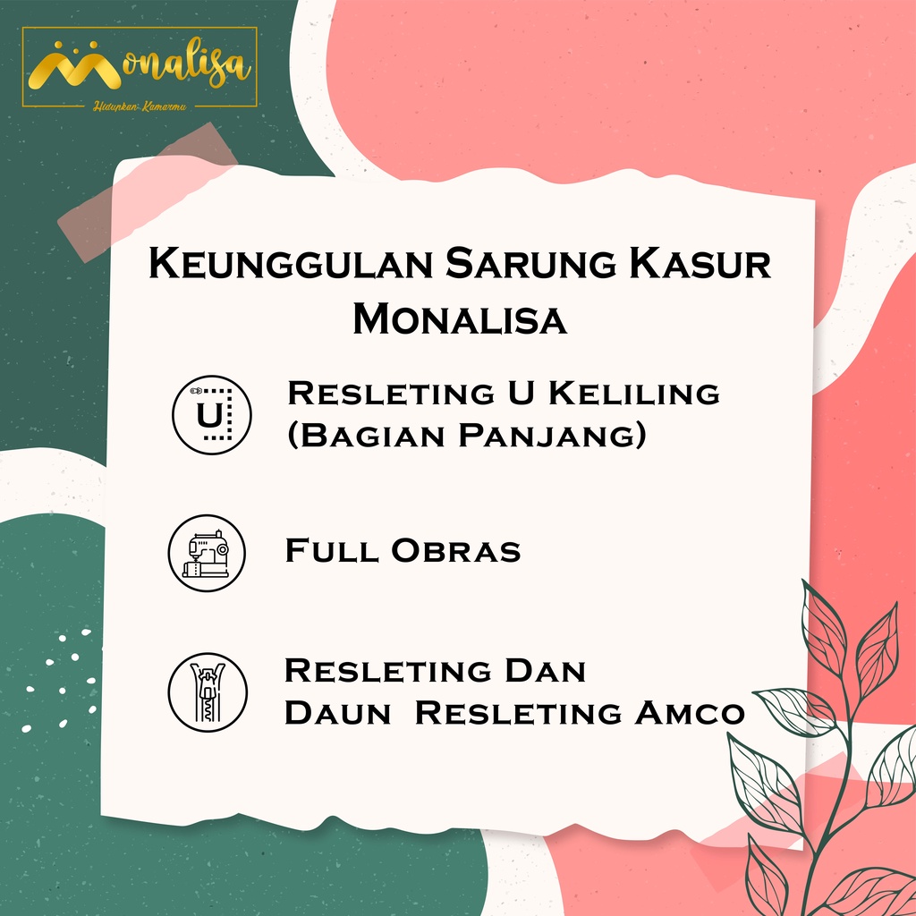 Monalisa Premium Sarung kasur Uk 90/100/120 T 15/20 - Kinara