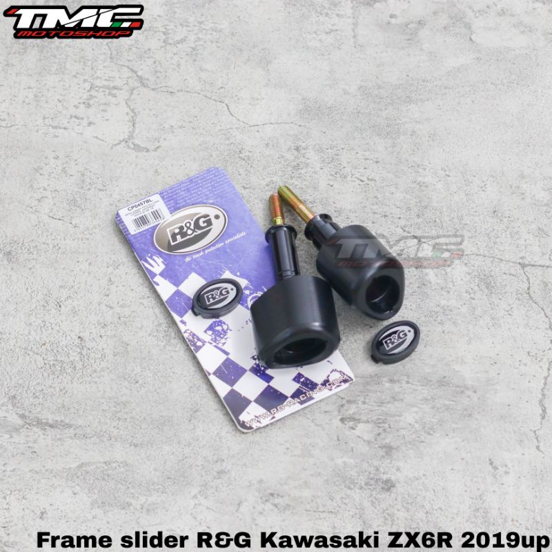 Frame slider aero crash protector R&G ZX6R ZX636 ZX6 2019 up frameslider