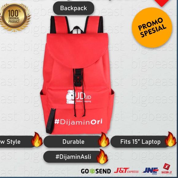 JDID Joy Backpack Tas Ransel Laptop 15 Inch Fashionable - 1 Tas
