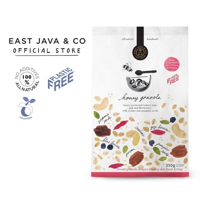 

READY East Java & Co Honey Granola - 350g