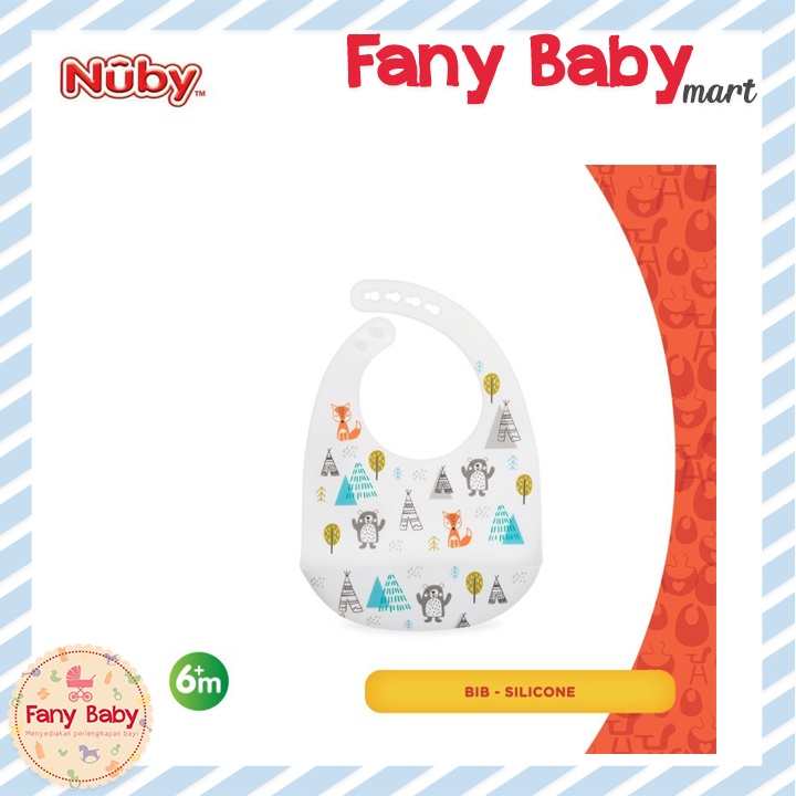 NUBY SILICONE BIB PRINT