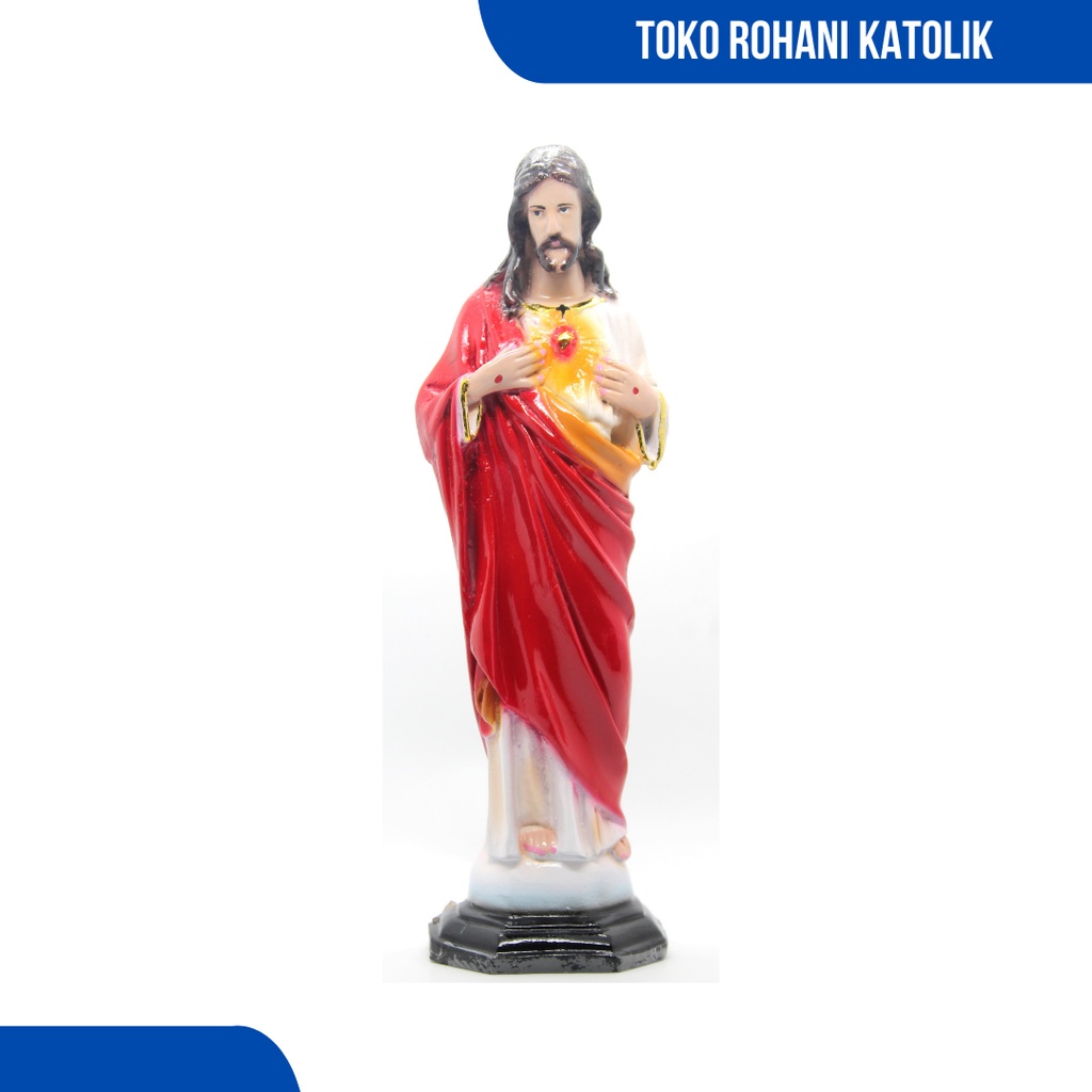 PATUNG YESUS 40 CM/PATUNG HATI KUDUS YESUS/ PATUNG TUHAN YESUS/PATUNG KATOLIK/PATUNG BESAR