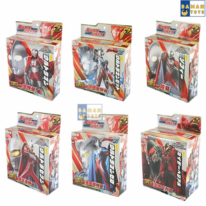 Mainan DiY Ultraman Ultra Act Kaiser Belial Zero Z Alpha Zoffy Taiga