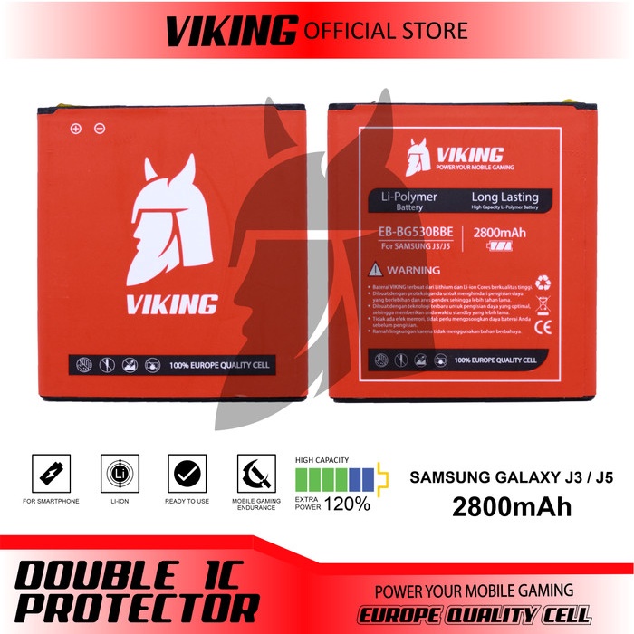 BATERAI VIKING SAMSUNG GALAXY J2 PRIME DOUBLE POWER