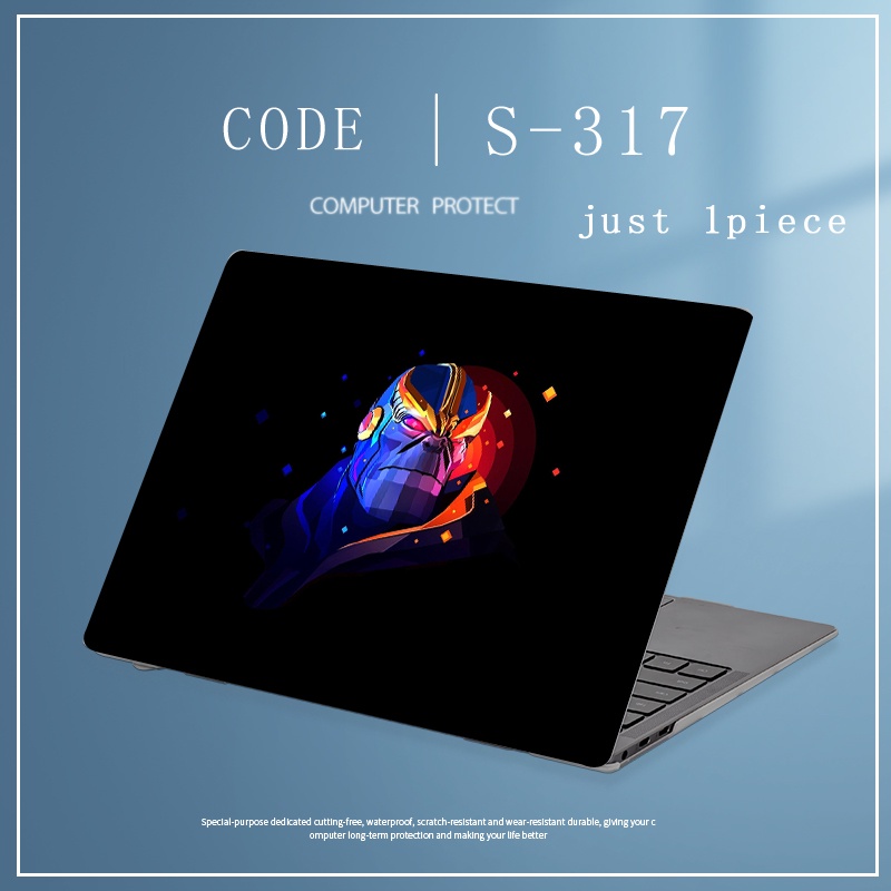 1pc Universal Bebas Potong COD Custom Stiker Kulit Laptop Untuk ACER NITRO AN515 SWIFT5 SF315 14 &quot;15.6&quot; Notebook Komputer Decal Game Iron-Man Avengers Theme Designs Covers