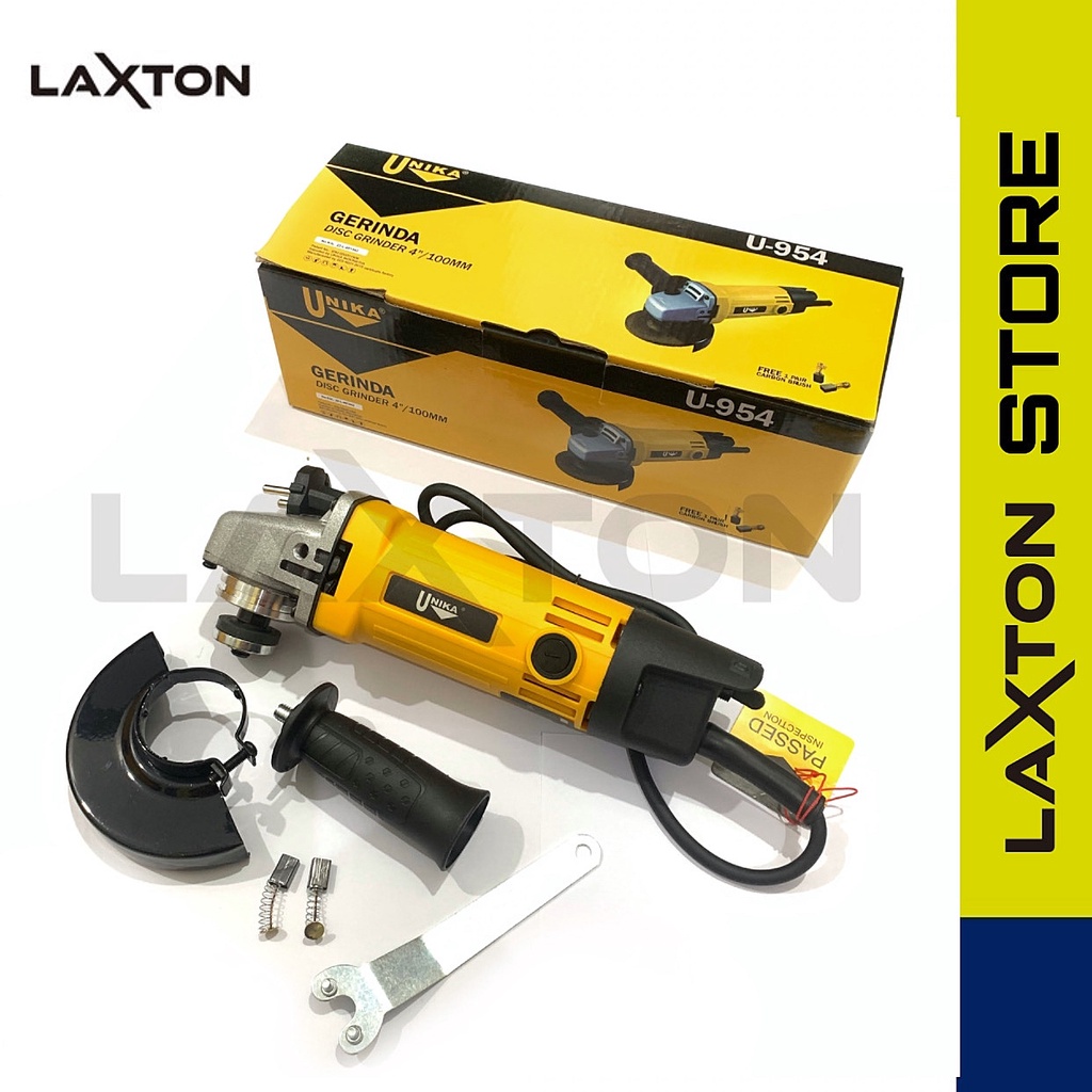 UNIKA Mesin Gerinda Tangan Listrik 4&quot; Angle Grinder U-954 MURAH LARIS