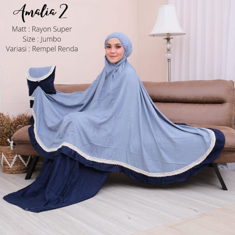 READY Mukena Matt rayon super jumbo murah