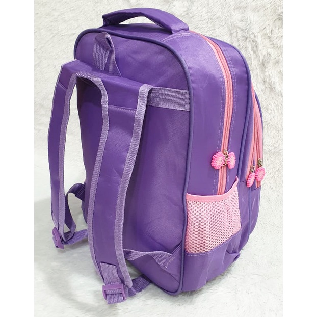 FREE KOTAK PENSIL TAS RANSEL ANAK SEKOLAH TK / SD PEREMPUAN GAMBAR KUDA PONY TIMBUL VALE TWO 14inch - 16inch