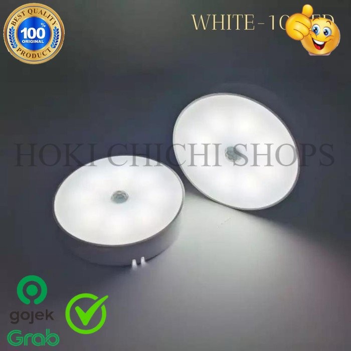 Led lampu tidur sensor gerak tempel rak dinding lemari baju emergeny ORIGINAL CC