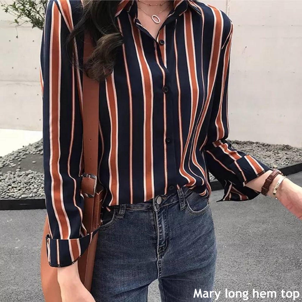 Mary long hem top - Thejanclothes