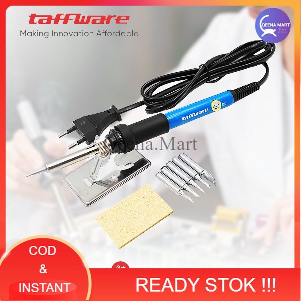TAFFWARE Solder Iron Adjustable Fast Heating Temperature 60W - CS31