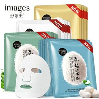Masker Wajah Images Korea One Spring Silk Face Mask Whitening Moisturizing Hydrating Facial Sheet Kulit Sutra Korea Pelembab Natural Skin Care [MF]