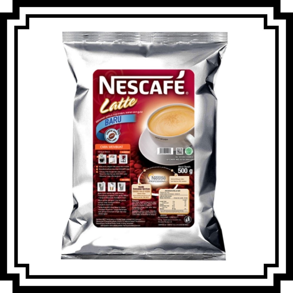 

NESCAFE Latte 500gr Minuman Serbuk Kopi Instan, Krimer dan Gula